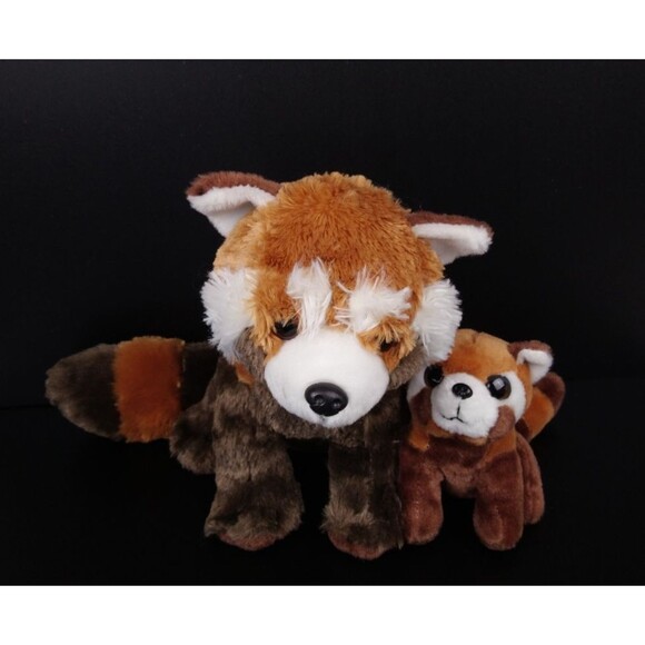 Adventure Planet Red Panda Mom & Baby 10" Plush Stuffed Animal - Picture 2 of 9